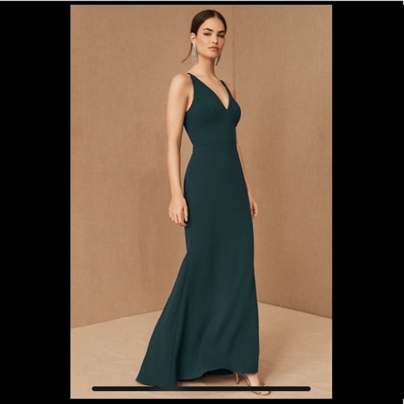 BHLDN Jones Dress - Burgundy gown - Picture 8 of 8